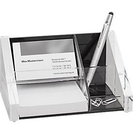 Wedo bureau organizer, B 164 x D 97 x H 164 mm, glashelder acryl