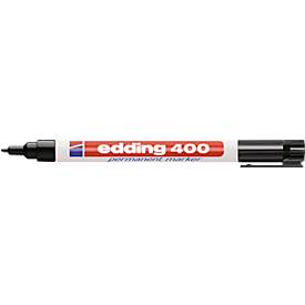 Marker edding 400, fijne punt, groen, 10 stuks