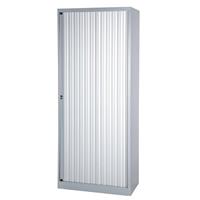 bisley Euro Rollladenschrank 5 OH - Lichtgrau / Lichtgrau