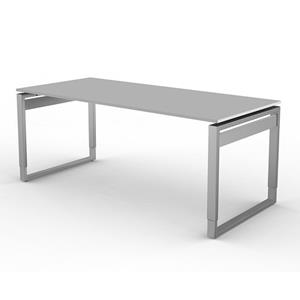 kerkmann Schreibtisch 180 x 80 Form 5 - Lichtgrau