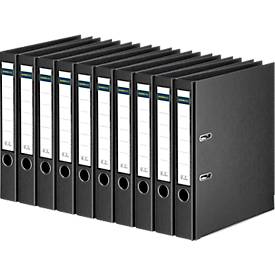 Schäfer Shop Select  ordner, A4, rugbreedte 50 mm, 10 stuks, zwart