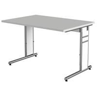 kerkmann Schreibtisch 120 x 80 Form 4 - Lichtgrau