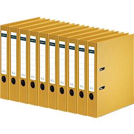 Schäfer Shop Select  ordner, A4, rugbreedte 50 mm, 10 stuks, geel