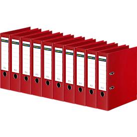 Schäfer Shop Select  ordner, A4, rugbreedte 80 mm, 10 stuks, rood