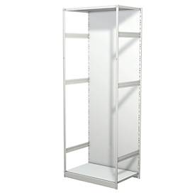 Kerkmann Leeg archiefrek PROGRESS 500 T, basissectie, met achterwand, H 2600 x B 960 x D 640 mm