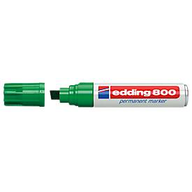 edding 800, m. wigvormige punt, 4-12 mm, groen, 5 stuks