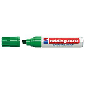 edding 800, m. wigvormige punt, 4-12 mm, groen, 5 stuks