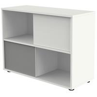 kerkmann Schiebetuerenschrank 2 OH - Weiss-Grafit