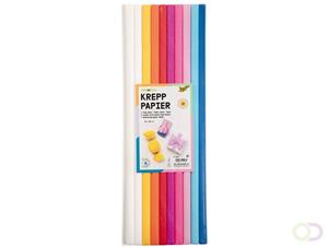 folia Krepppapier-Rollen MIX, 500 mm x 2 m, sortiert