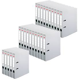 herlitz ordner maX.file protect, A4, rugbreedte 50 mm, 25 stuks, grijs