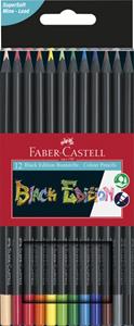 faber-castell Dreikant-Buntstifte Black Edition, 12er Etui