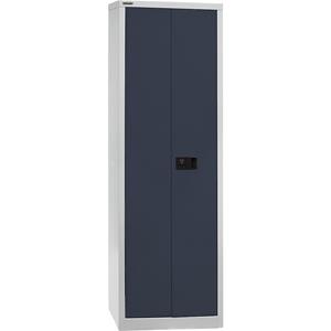 bisley Universal Fluegeltuerenschrank 5 OH - Lichtgrau-Anthrazitgrau