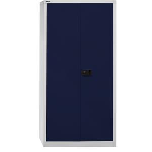 bisley Universal Fluegeltuerenschrank 5 OH - Lichtgrau-Oxfordblau