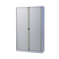 bisley Euro Rollladenschrank 5 OH - Lichtgrau / Lichtgrau