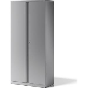 Bisley 2- deurs kast Essentials Zilver 914 x 470 x 1.970 mm