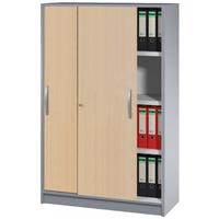kerkmann Schiebetuerenschrank 4 OH - Buche-Silber