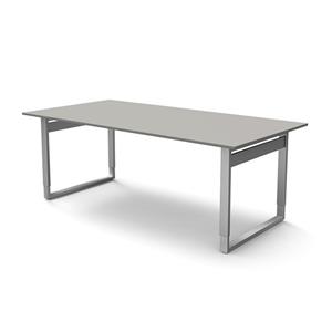 Kerkmann Vergadertafel Atwork grijs 200x100cm verstelbaar