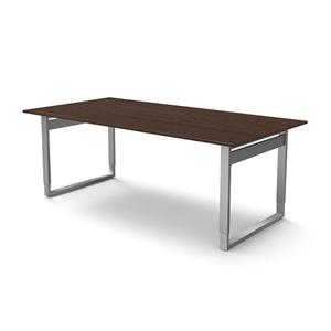 Kerkmann Vergadertafel Atwork bruin 200x100cm verstelbaar