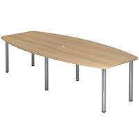 hammerbacher Meetingtisch KT 280 x 130 - Eiche