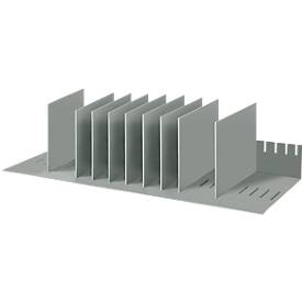Paperflow Sorteerstation, A4, polystyreen, voor kasten, 8 vakken, B 700 x D 275 x H 210 mm