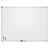 Whiteboard Franken U-Act!Line, staand & liggend, geëmailleerd, magnetisch, recycleerbaar, 900 x 1200