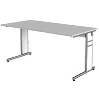 kerkmann Schreibtisch 160 x 80 Form 4 - Lichtgrau
