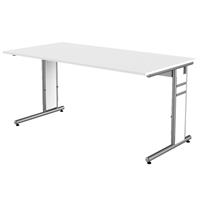 kerkmann Schreibtisch 160 x 80 Form 4 - Weiss
