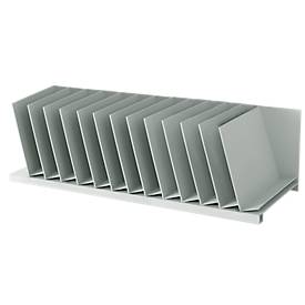 Paperflow Sorteerstation, A4, polystyreen, voor kasten, 12 vakken, B 700 x D 310 x H 206 mm