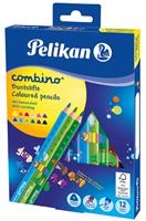 pelikan Dreikant-Buntstifte combino, 12er Kartonetui