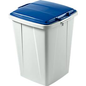 Durable deksel Durabin 90 liter, blauw