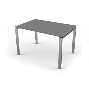 Kerkmann Eettafel Beta 120cm grijs hoogte verstelbaar