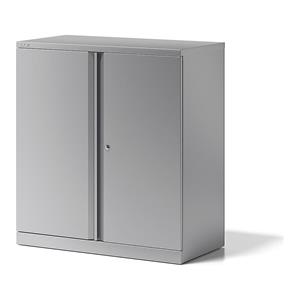 bisley Fluegeltuerenschrank Essentials 2 OH - Silber