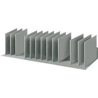 Paperflow Sorteerstation, A4, polystyreen, voor kasten, 12 vakken, B 1120 x D 275 x H 210 mm