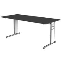 kerkmann Schreibtisch 180 x 80 Form 4 - Anthrazit