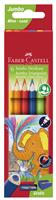 faber-castell Dreikant-Buntstifte Jumbo, 6er Etui