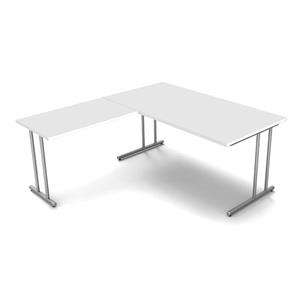 Kerkmann Hoekbureau Profi wit bureau 160cm