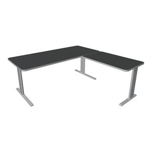 Kerkmann Hoekbureau Unic comfort antraciet 180x180cm