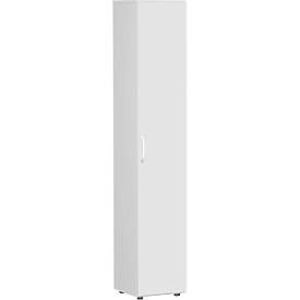 Archiefkast PALENQUE, 6 ordnerhoogten, B 400 x D 420 x H 2160 mm, lichtgrijs