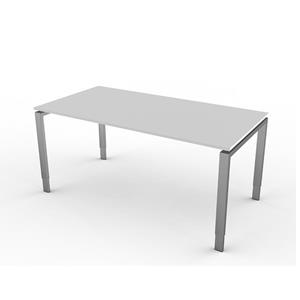 kerkmann Schreibtisch 160 x 80 Form 5 - Lichtgrau