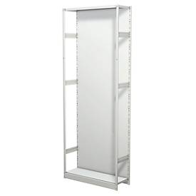 Kerkmann Leeg archiefrek PROGRESS 500 T, basissectie, met achterwand, H 2600 x B 960 x D 340 mm