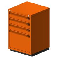 bisley Schubladenschrank 0503A - Orange