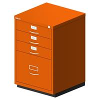 bisley Schubladenschrank 050A - Orange
