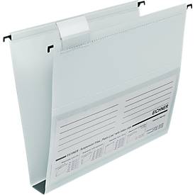 EICHNER hangmap, voor formaten tot A4, 30 mm, open aan zijkant, pvc