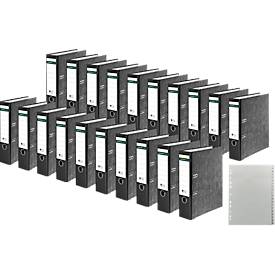 Schäfer Shop Select  ordner, A4, rugbreedte 80 mm, 20 stuks + GRATIS 1 PP ordner tabbladen A-Z,
