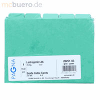 Durable Leitregister A6 grÃ¼n