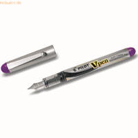 pilot 12 x  Einweg-Füllfederhalter V-Pen SVP-4M violett