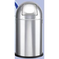 Alco Abfallsammler 20 Liter verzinkt silber
