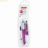 herlitz 3 x  Füllhalter my.pen M-Feder lila/minze