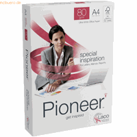 Paagman Pioneer office kantoorpapier, formaat a4, met 4 gaten, 80 grams, kleur wit