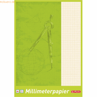 herlitz 5 x  Millimeterblock A4 25 Blatt